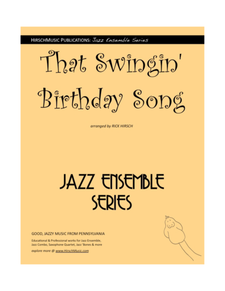 That Swingin Birthday Song Sheet Music