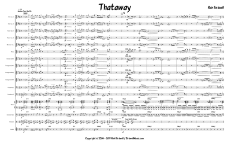 Thataway Sheet Music