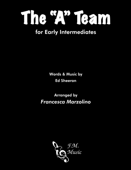 Free Sheet Music The A Team For Early Intermediates