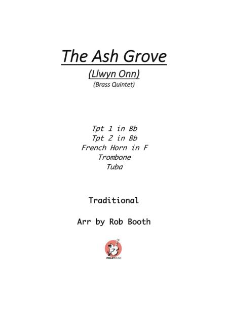 The Ash Grove Llwyn Onn Brass Quintet Sheet Music