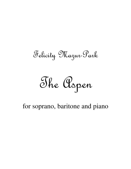 The Aspen Sheet Music