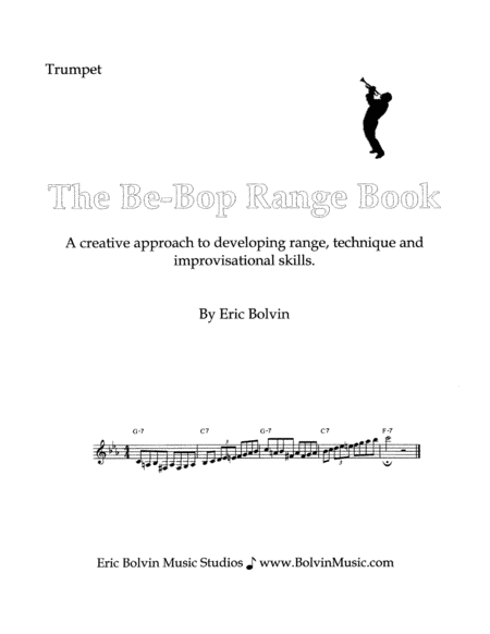 Free Sheet Music The Be Bop Range Book