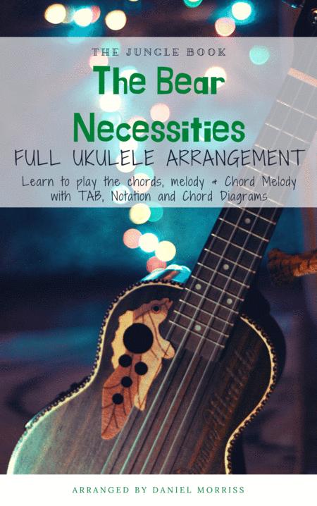 Free Sheet Music The Bear Necessities From The Jungle Book Ukulele Chord Melody