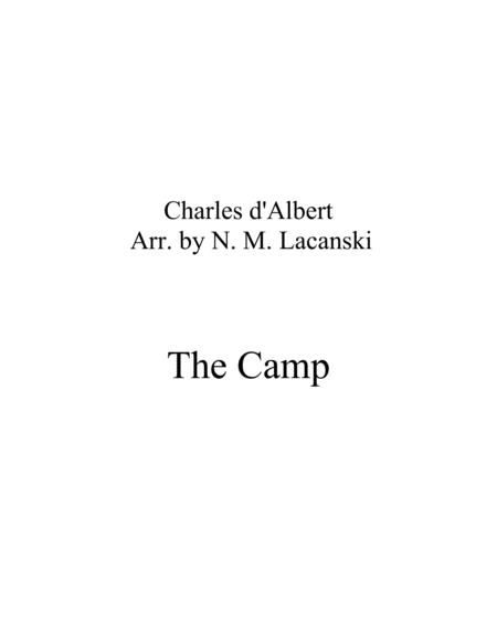 Free Sheet Music The Camp