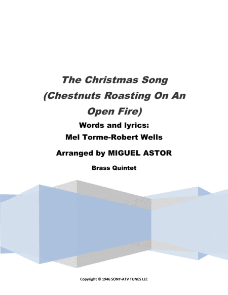 The Christmas Song Chestnuts Roasting On An Open Fire For Brass Sheet Music