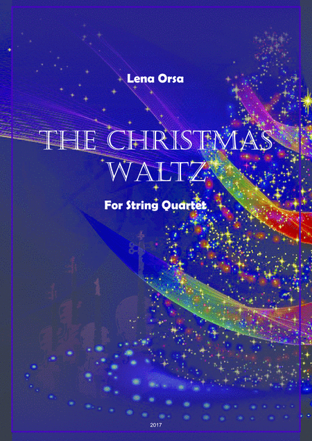 Free Sheet Music The Christmas Waltz For Quartet