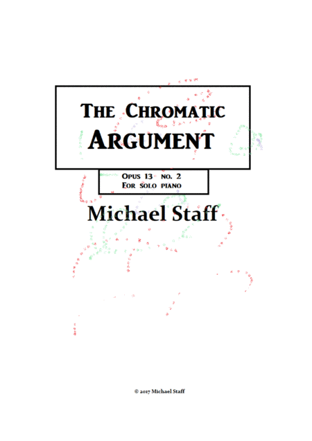 Free Sheet Music The Chromatic Argument