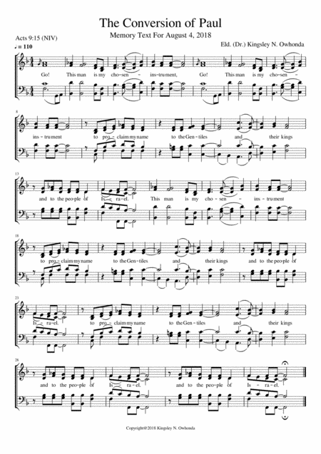 Free Sheet Music The Convention Of Paul