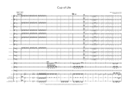 Free Sheet Music The Cup Of Life Vocal With Big Band