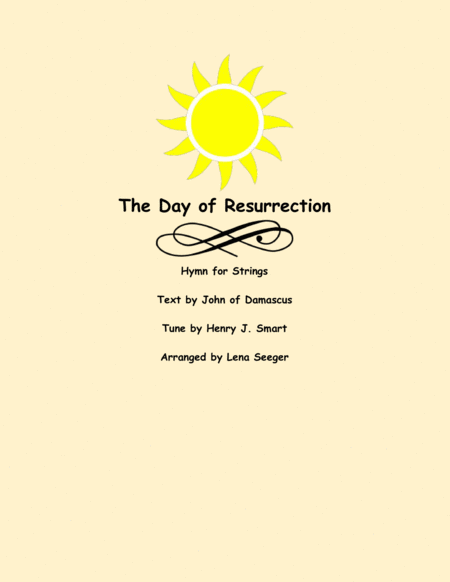 The Day Of Resurrection Sheet Music