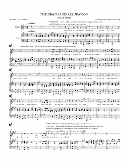 Free Sheet Music The Death And Resurrection Opera Book Part 1