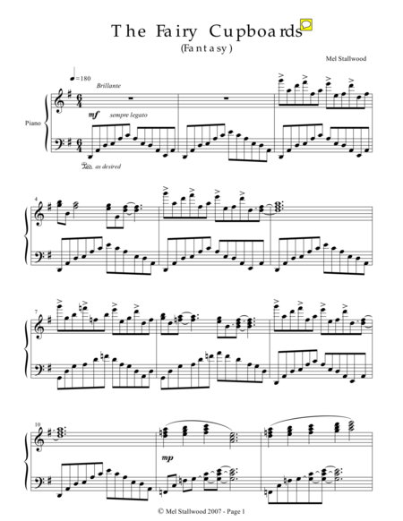 The Fairy Cupboards Sheet Music