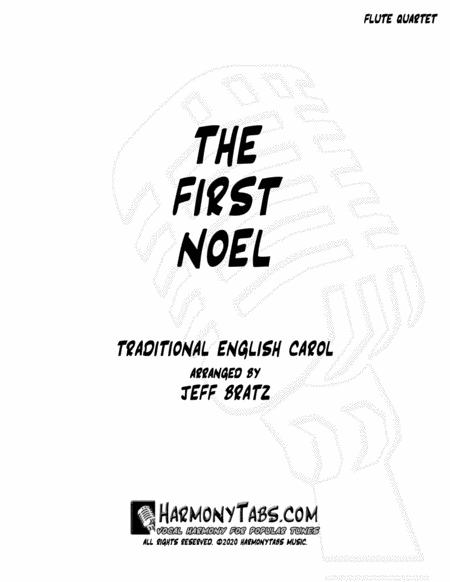 Free Sheet Music The First Noel Flute Quartet