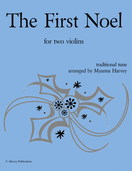 The First Noel For Two Violins Sheet Music