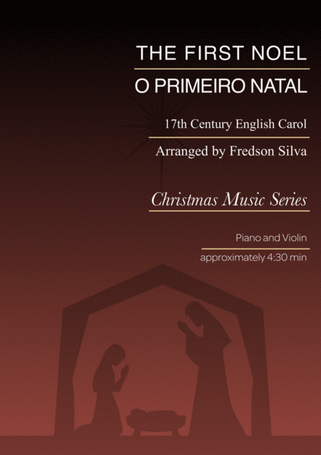 The First Noel O Primeiro Natal Violin And Piano Sheet Music