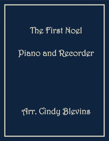 The First Noel Piano And Recorder Sheet Music