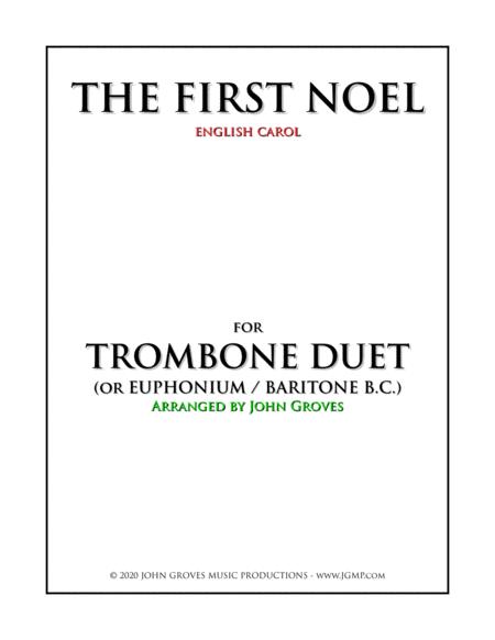 The First Noel Trombone Duet Sheet Music