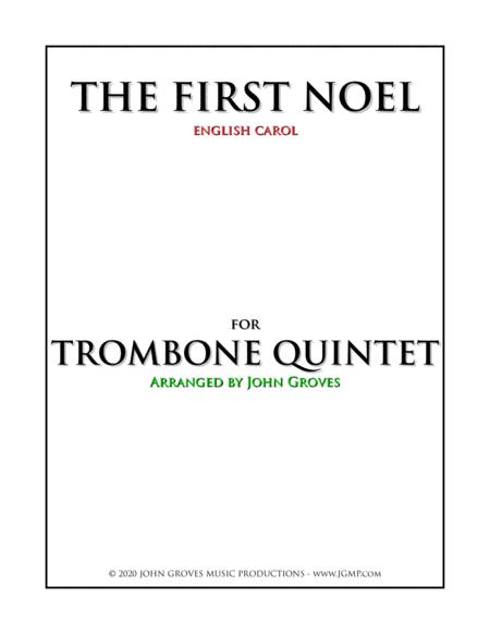 The First Noel Trombone Quintet Sheet Music