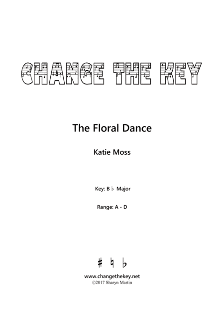 Free Sheet Music The Floral Dance Bb Major