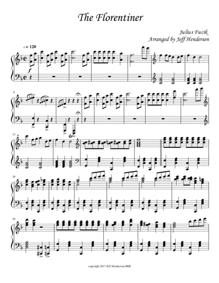 The Florentiner Sheet Music