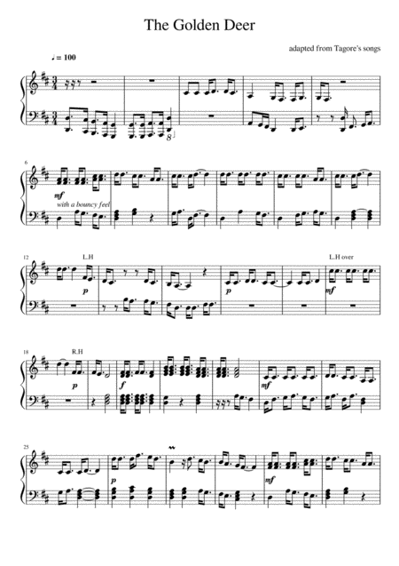 The Golden Deer Sheet Music