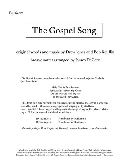 Free Sheet Music The Gospel Song