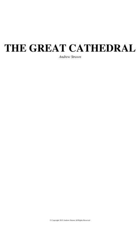 Free Sheet Music The Great Cathedral