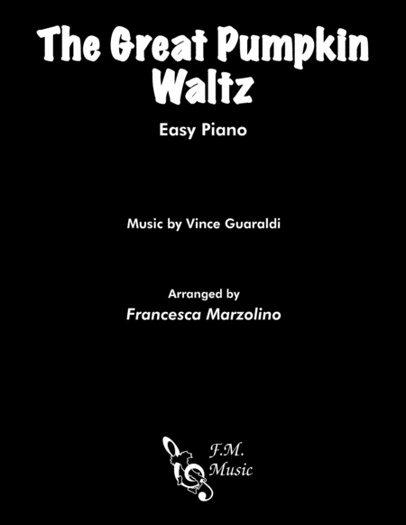 The Great Pumpkin Waltz Easy Piano Sheet Music