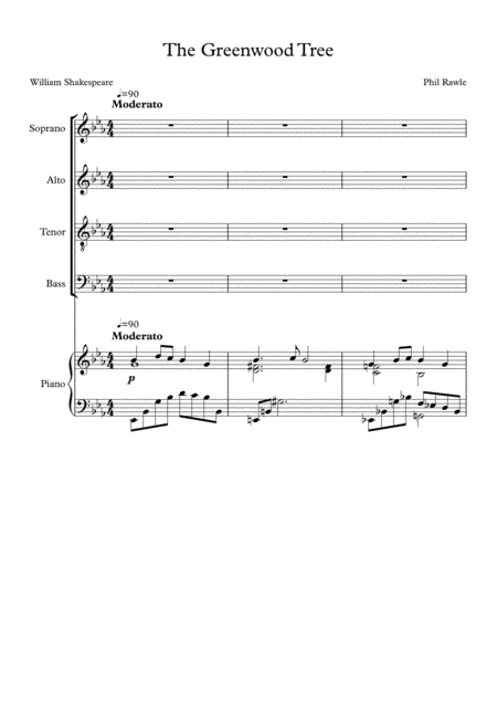 The Greenwood Tree Sheet Music