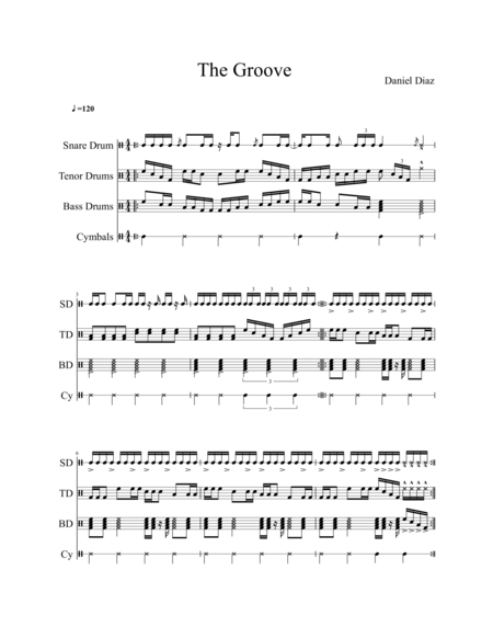 Free Sheet Music The Groove