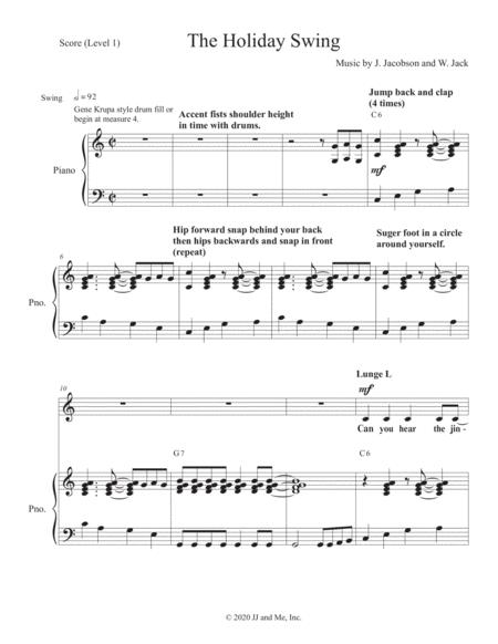 Free Sheet Music The Holiday Swing