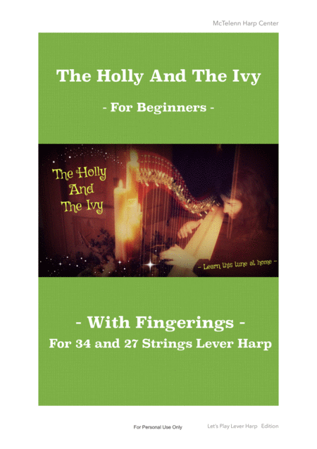 The Holly The Ivy 2018 Version By Eve Mctelenn Only Score Sheet Music