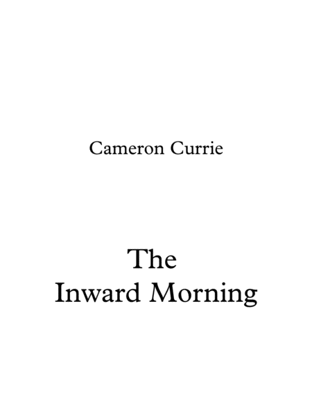 The Inward Morning Sheet Music