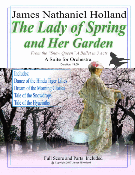 The Lady Of Spring And Her Garden A Suite For Orchestra Sheet Music