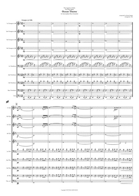 Free Sheet Music The Legend Of Zelda Wind Waker