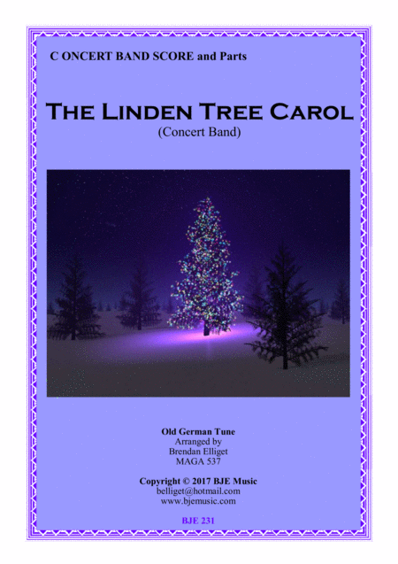 The Linden Tree Carol Concert Band Score And Parts With Optional String Parts Pdf Sheet Music