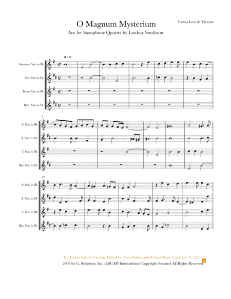 Free Sheet Music The Lords Prayer For Brass Quartet