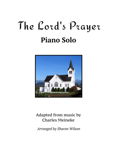 Free Sheet Music The Lords Prayer Piano Solo