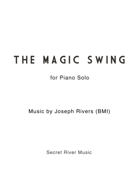 Free Sheet Music The Magic Swing