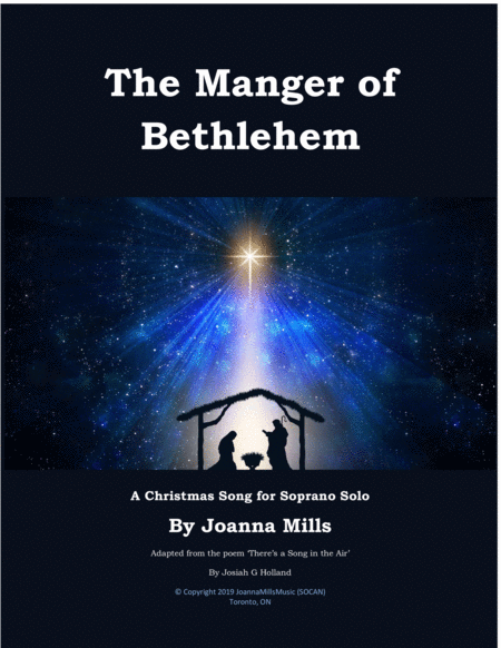 Free Sheet Music The Manger Of Bethlehem Soprano Vocal Solo