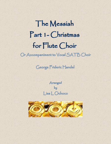 The Messiah Part 1 For Flute Choir Sheet Music