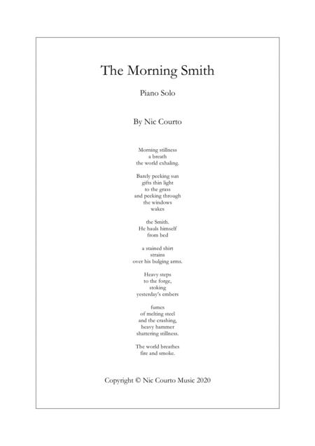 The Morning Smith Sheet Music