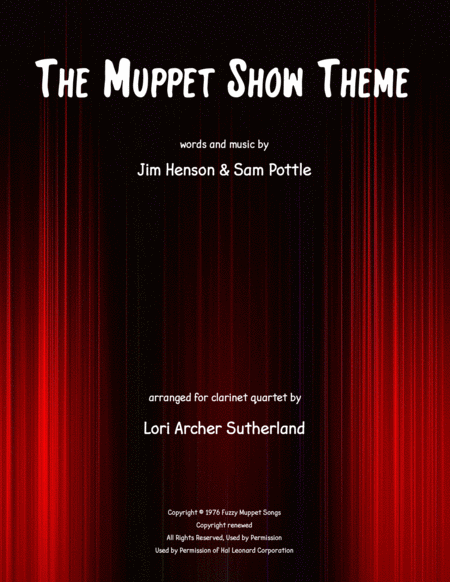 The Muppet Show Theme Sheet Music