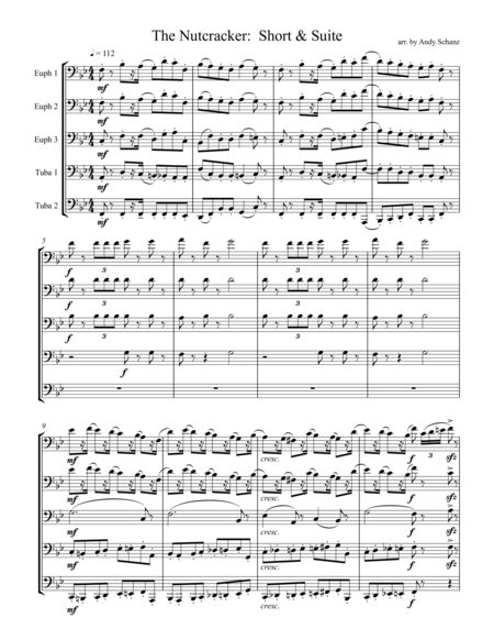 The Nutcracker Short Suite Sheet Music