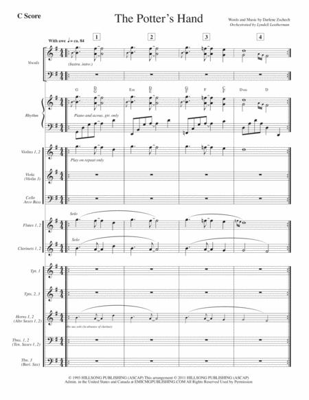 Free Sheet Music The Potter Hand