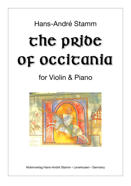 Free Sheet Music The Pride Of Occitania For Violin And Piano