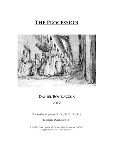 Free Sheet Music The Procession