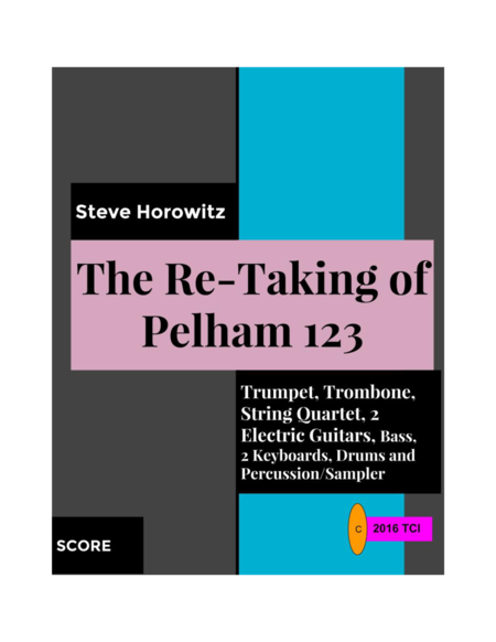 The Re Taking Of Pelham 123 Sheet Music