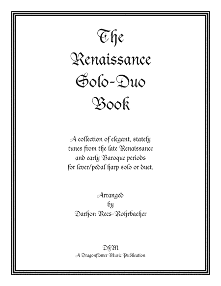 Free Sheet Music The Renaissance Solo Duo Book