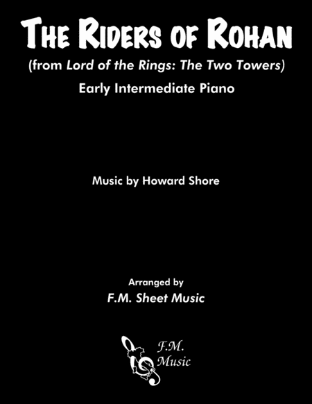 The Riders Of Rohan Early Intermediate Piano Sheet Music